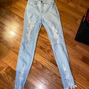 Fashion nova highwaisted  skinny jeans